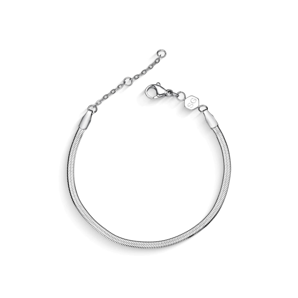 Pulsera MontreClaire® Fio Snake Plata MontreClaire