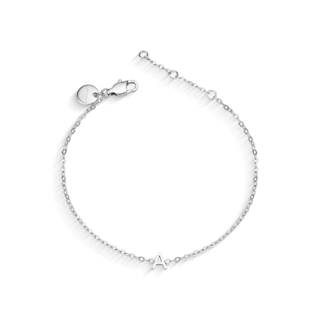 Pulsera MontreClaire® Inicial Plata