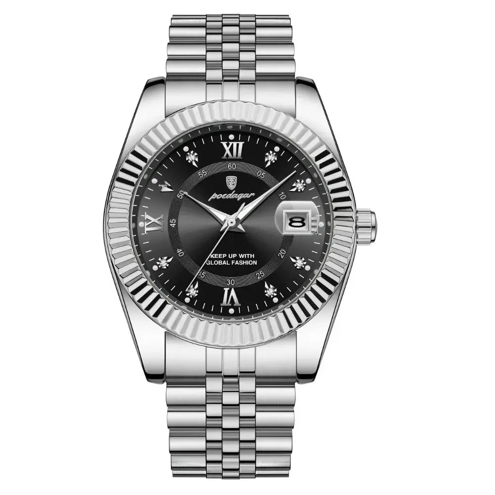 Reloj MontreClaire® SilverStar - vista en ángulo
