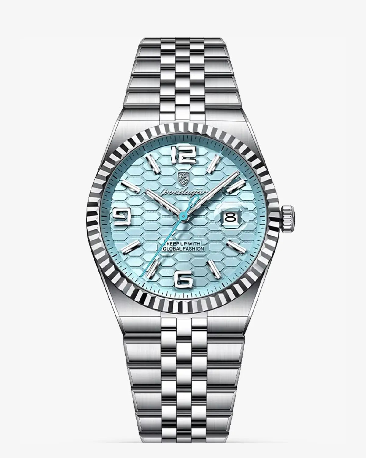 Reloj MontreClaire® Diamond - vista frontal, con cristales