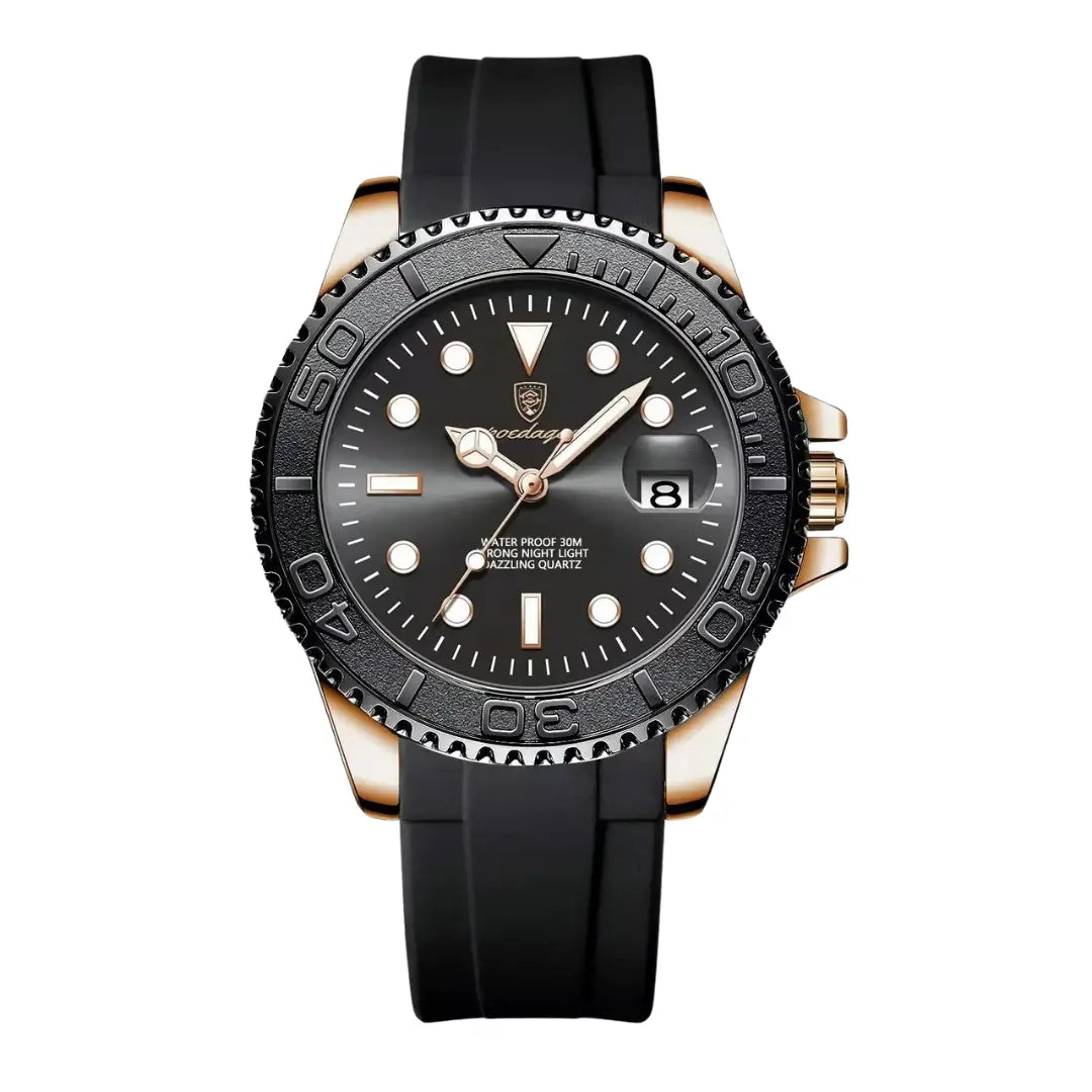 Reloj MontreClaire® Yacht - detalle de la esfera y manecillas