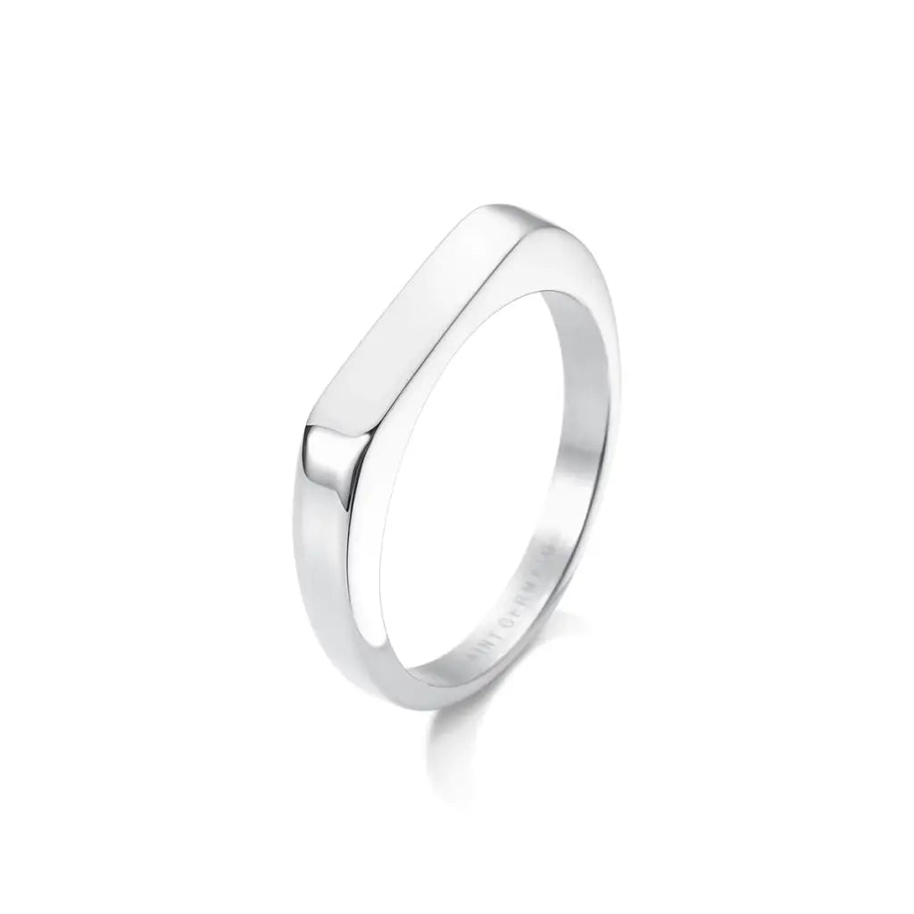 Anillo MontreClaire® Plata Barra Minimalista MontreClaire®