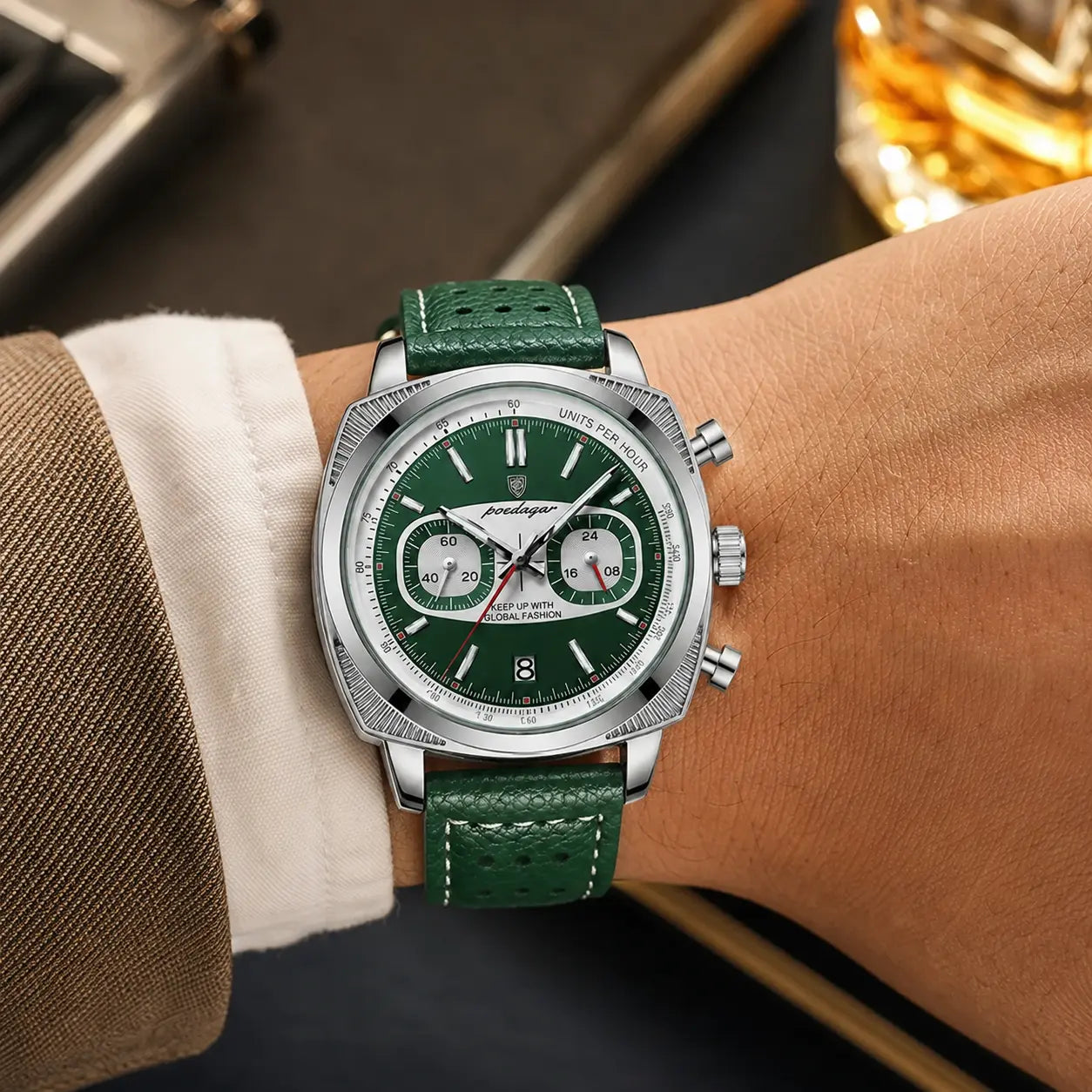 MontreClaire® Dominium Chrono Green