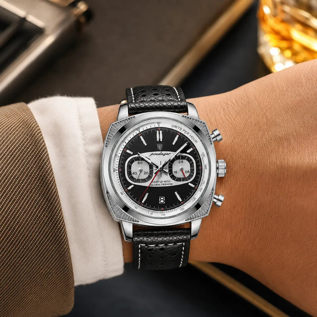 MontreClaire® Dominium Chrono Black