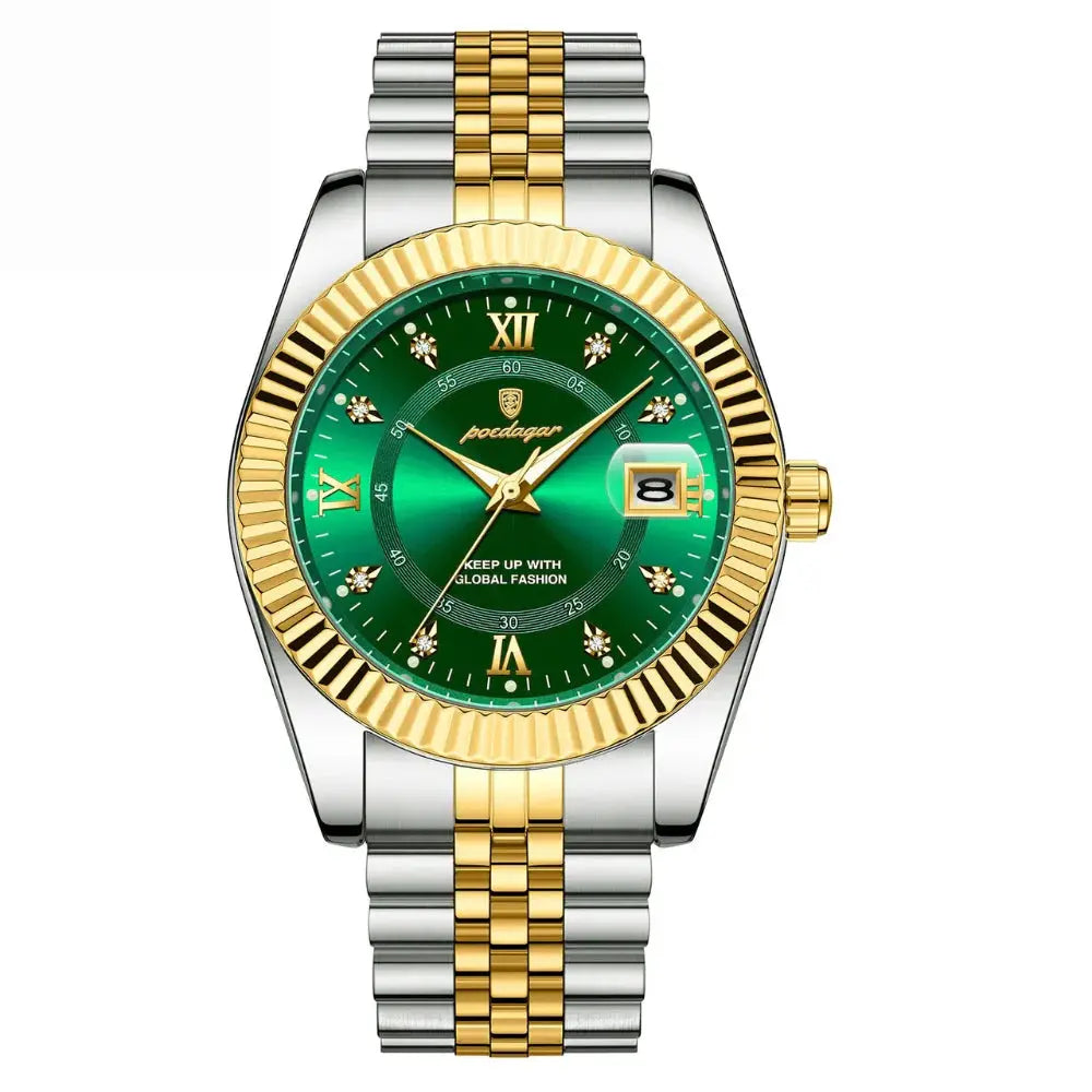 Reloj MontreClaire® GoldenStar - variante color verde
