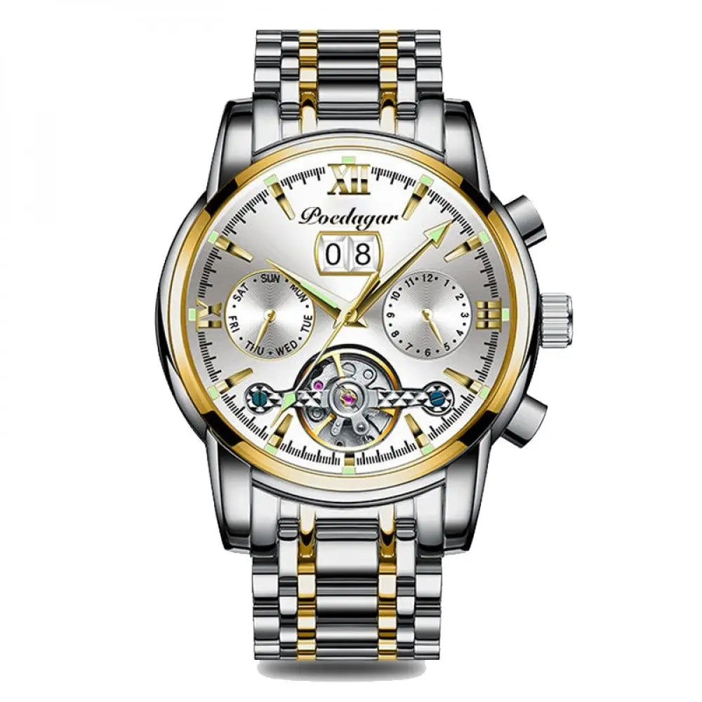 Reloj MontreClaire® Legítimus - correa de acero color blanco