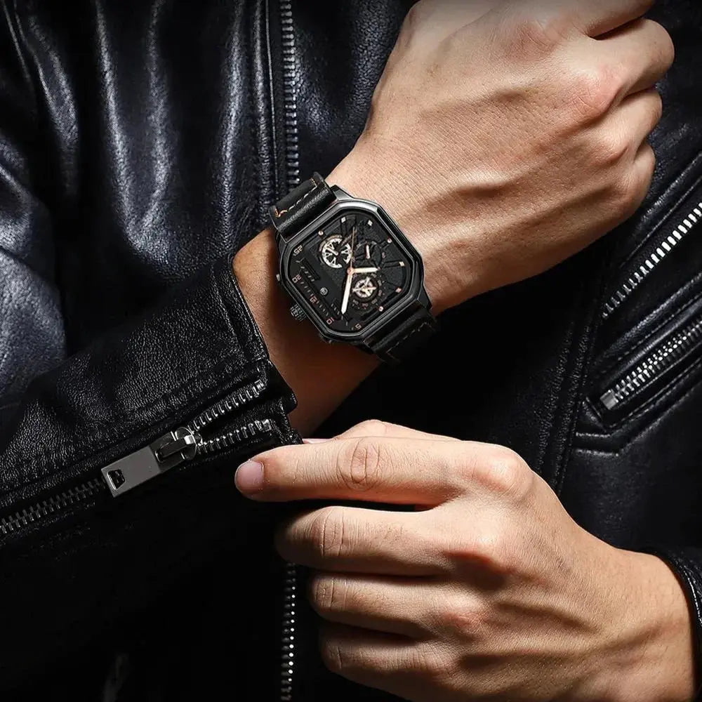 Reloj MontreClaire® Onyx Edge Colores - vista en ángulo