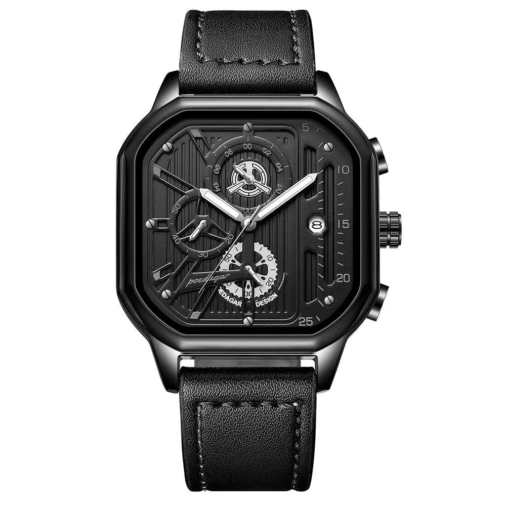 Reloj MontreClaire® Onyx Edge Colores - variante negro y plata