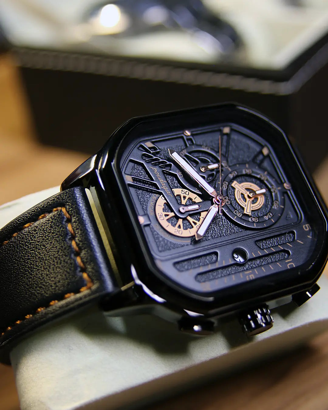 Reloj MontreClaire® Onyx Edge Colores - detalle del brazalete 2