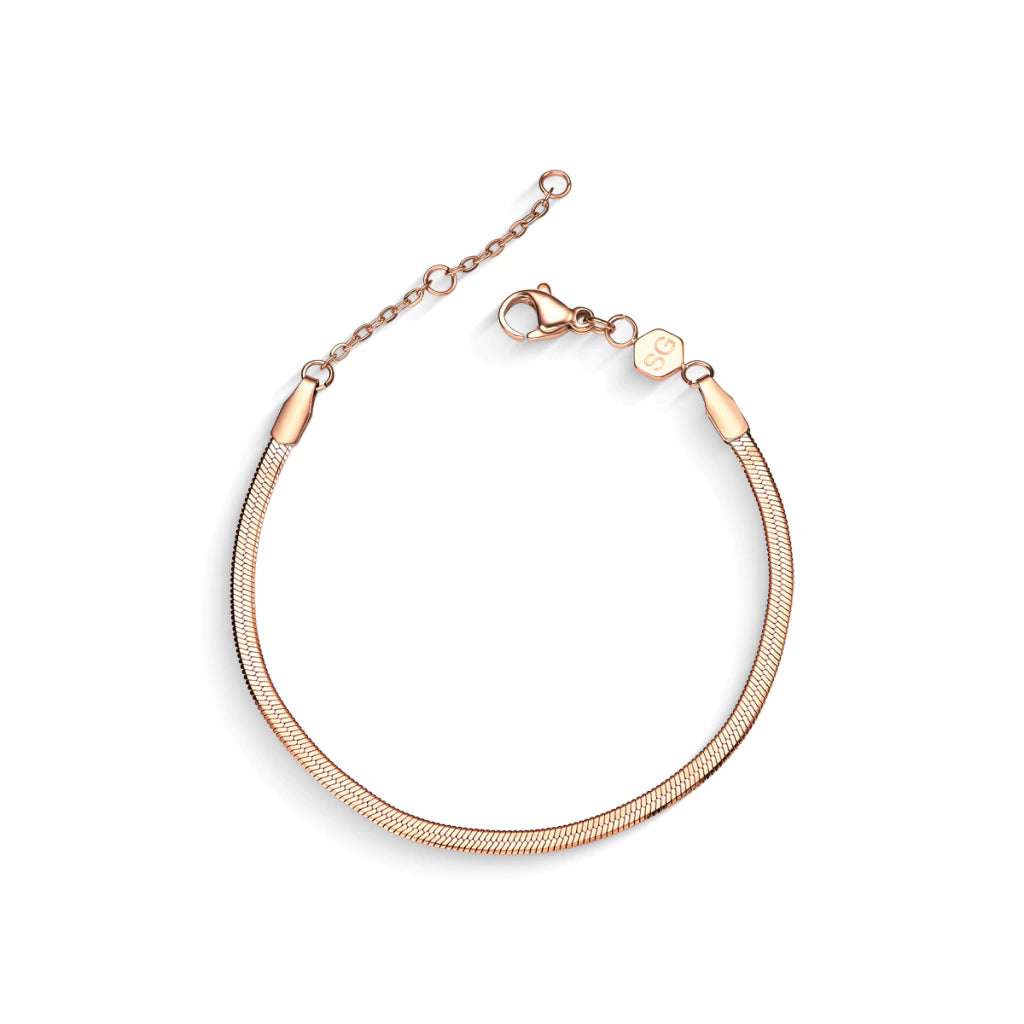 Pulsera MontreClaire® Fio Snake Rosé Gold