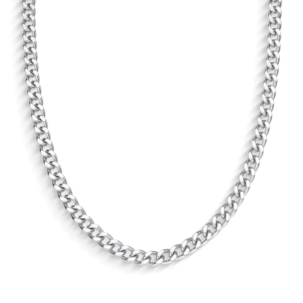 Cadena Masculina Grumet Gruesa Plata MontreClaire