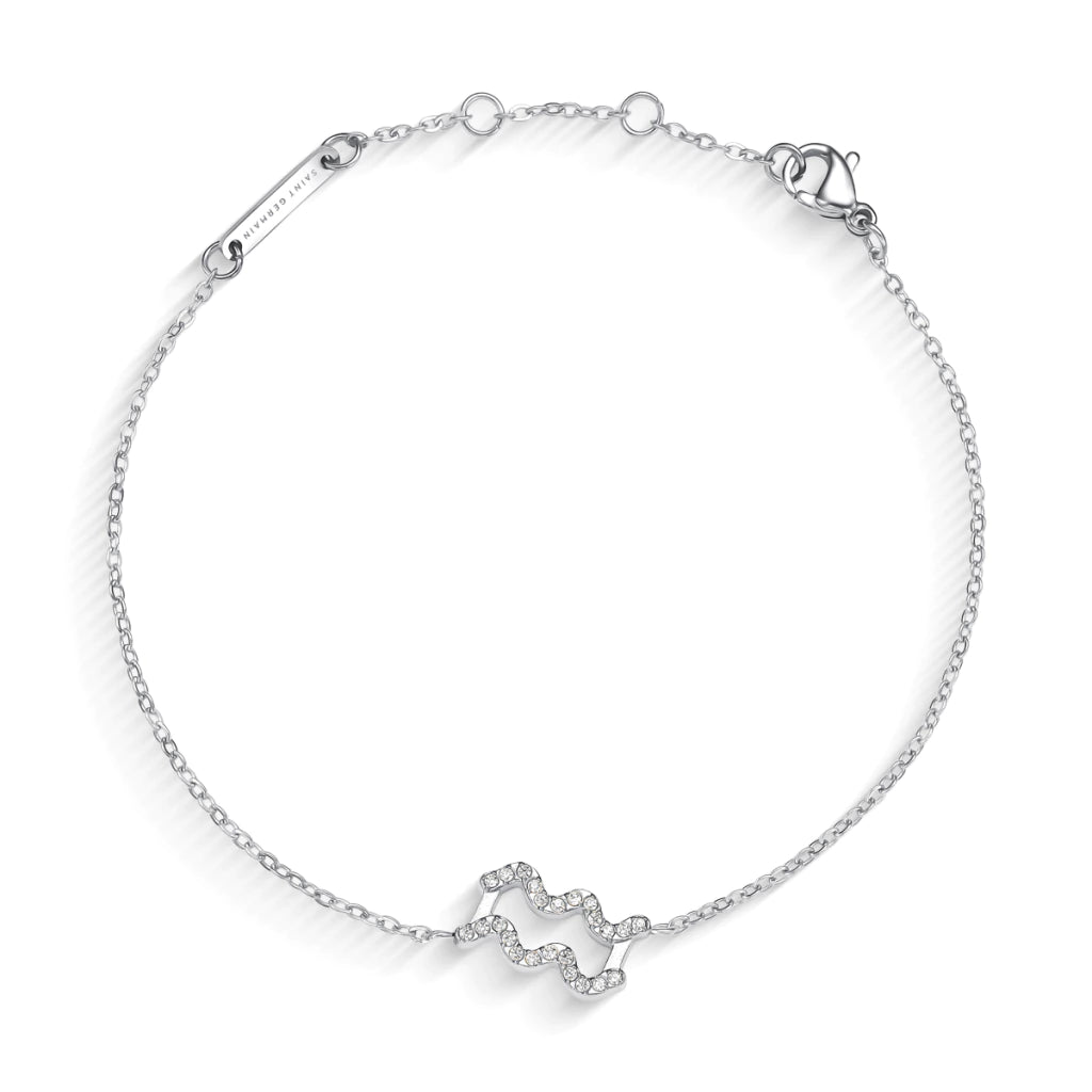 Pulsera MontreClaire® Signos del Zodíaco Plata