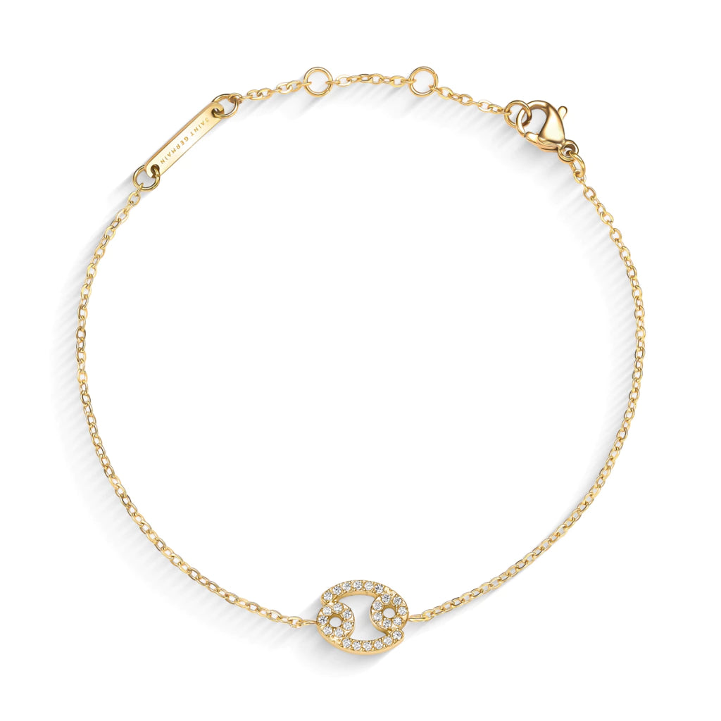 Pulsera MontreClaire® Signos del Zodíaco Dorada