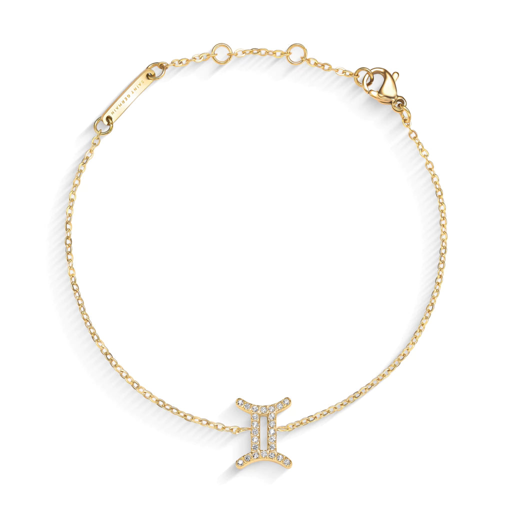 Pulsera MontreClaire® Signos del Zodíaco Dorada