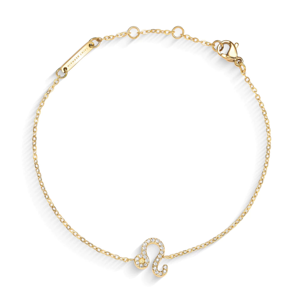 Pulsera MontreClaire® Signos del Zodíaco Dorada