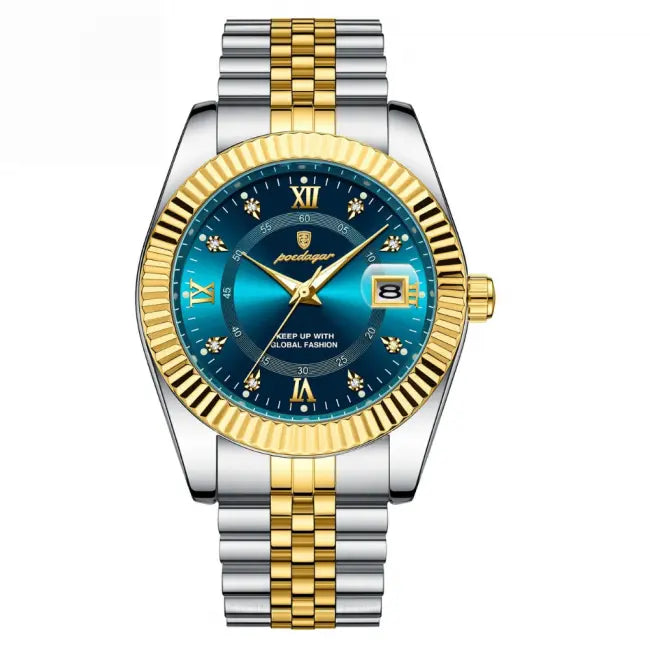 Reloj MontreClaire® GoldenStar - variante color azul