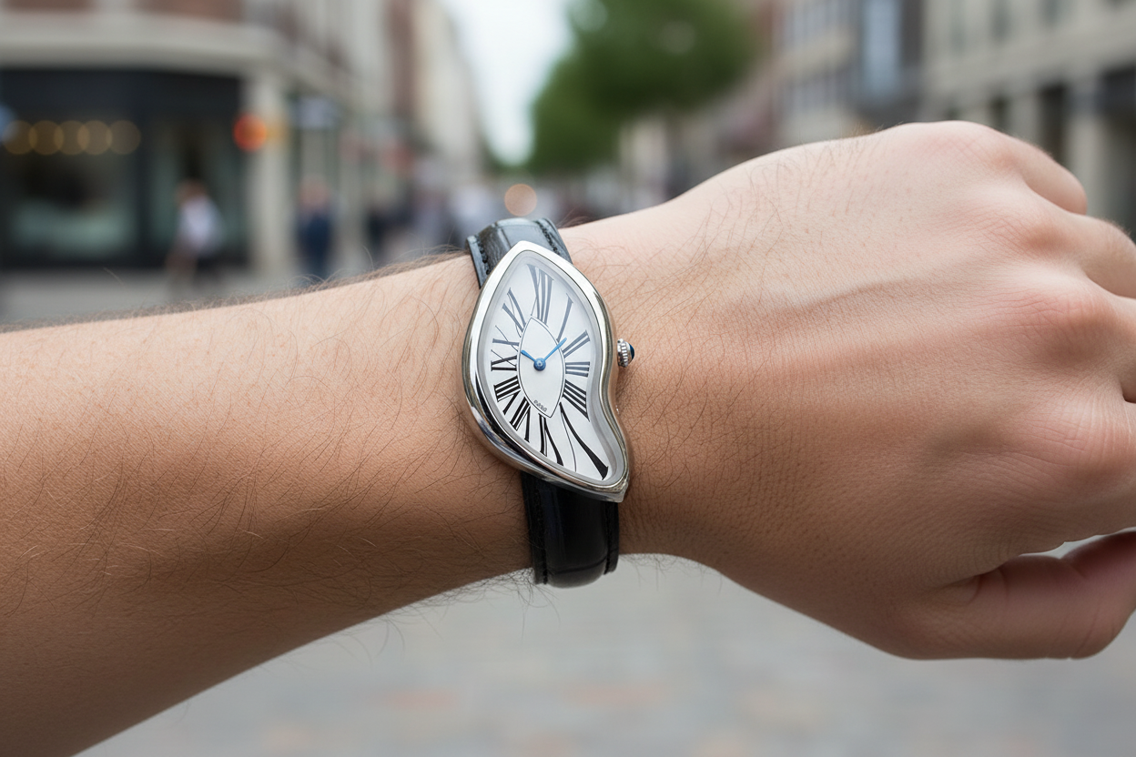 Reloj lifestyle en muñeca masculina