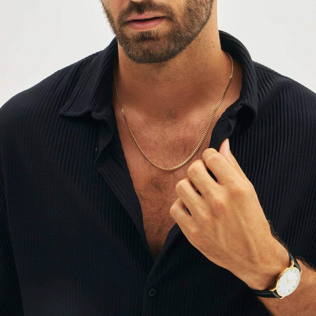 Corrente Masculina Grumet Dourado MontreClaire