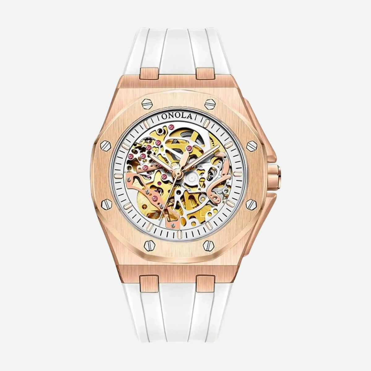 Reloj MontreClaire® 012 puesto en la muñeca