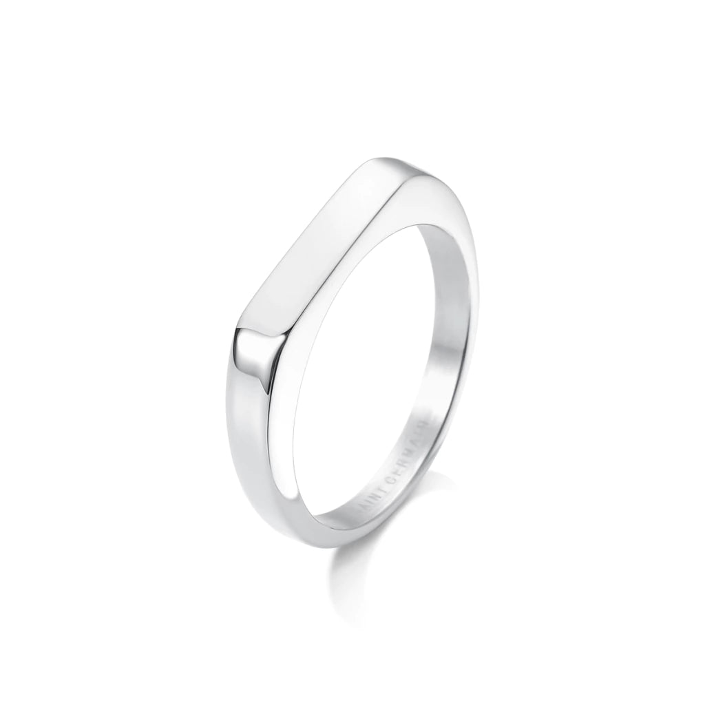 Anillo MontreClaire® Plata Barra Minimalista