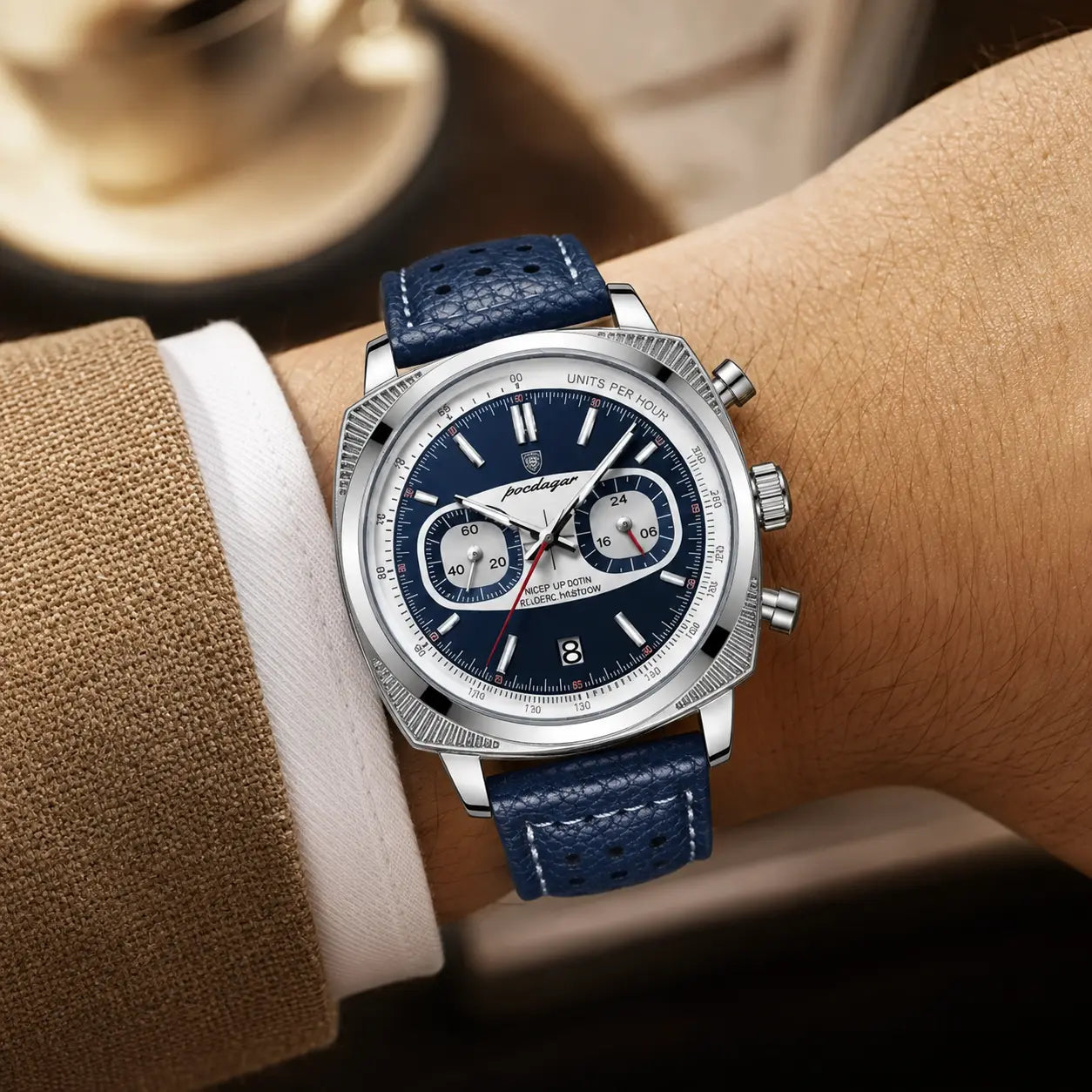 MontreClaire® Dominium Chrono Blue