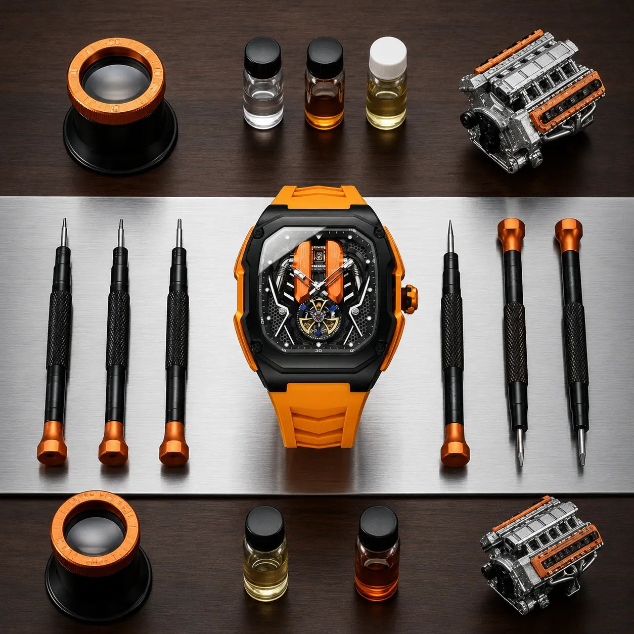 MontreClaire® Velocity Orange
