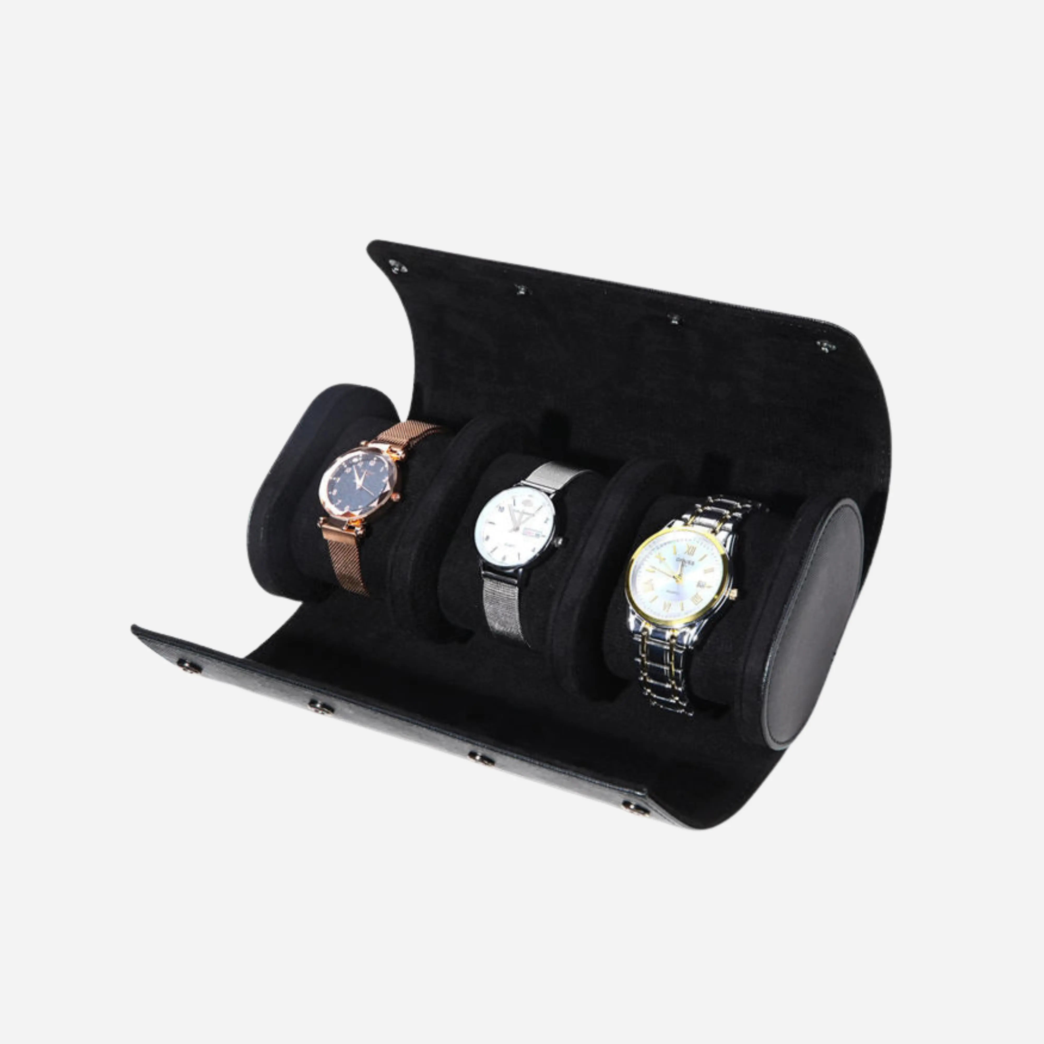 Estuche MontreClaire® para 3 Relojes | Cuero Premium