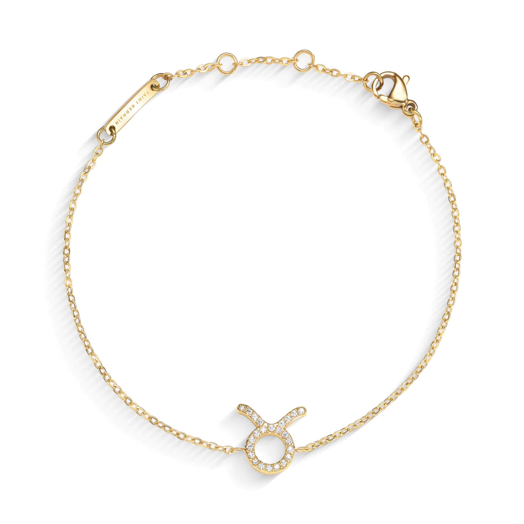 Pulsera MontreClaire® Signos del Zodíaco Dorada