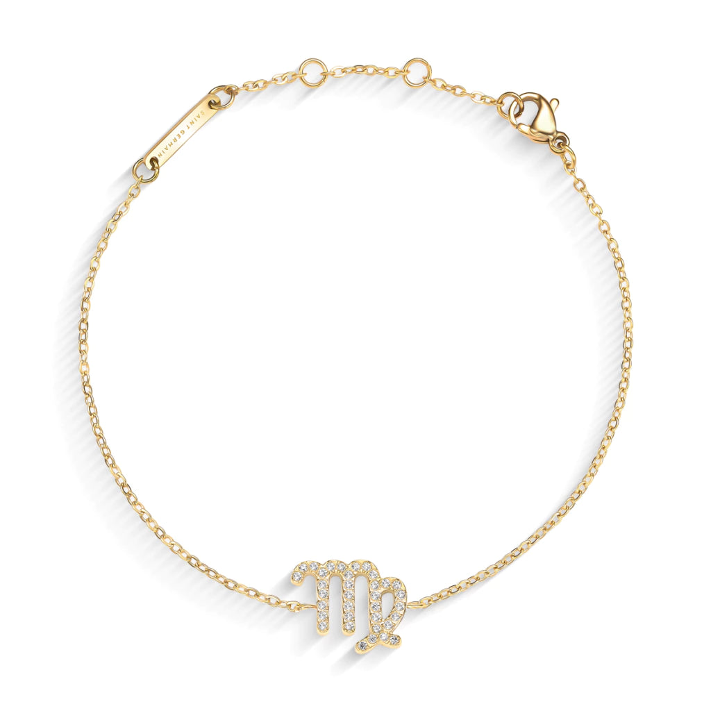 Pulsera MontreClaire® Signos del Zodíaco Dorada