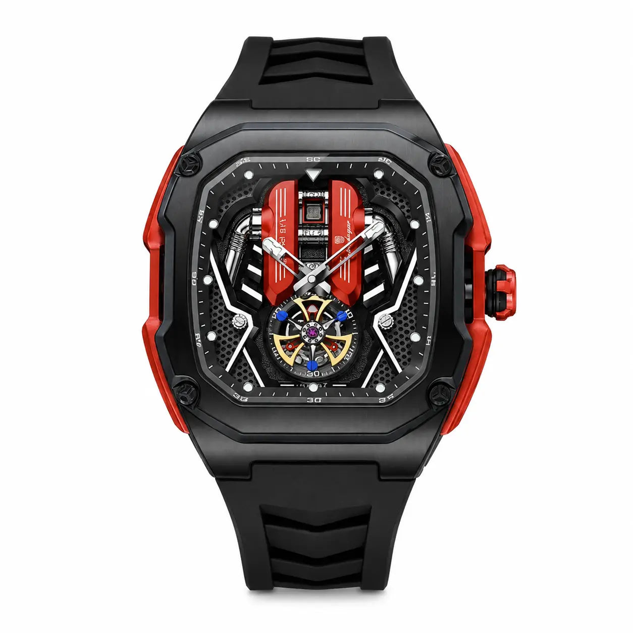 MontreClaire® Velocity Black Red