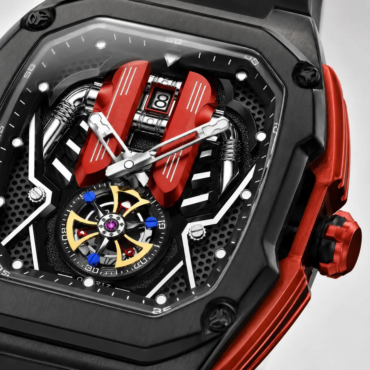 MontreClaire® Velocity Black Red